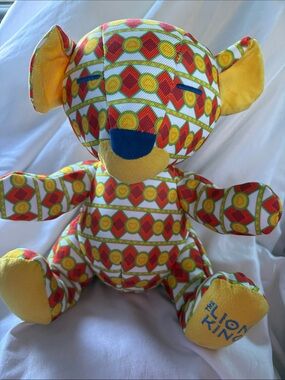 Lion King African pattern plush 10 inches